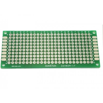Double-Sided Protoboard (3cm x 7cm) Double-Sided Protoboard (3cm x 7cm)