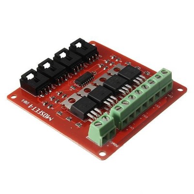 4 kanalų MOSFET modulis 4 kanalų MOSFET modulis