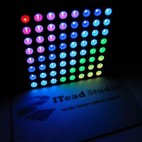 RGB šviesos diodų matrica (60mm)