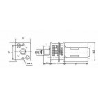 DC gear (Reduction) motor P12 6V 70RPM