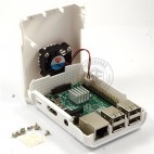 Active Cooling Case (Transperant) for Raspberry Pi 3 / 2