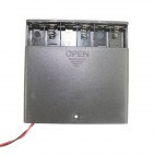 6 AA baterijų dėžutė su jungikliu