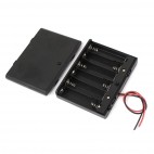 6 AA battery case with switch and Cover