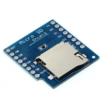 WeMos D1 mini microSD card shield