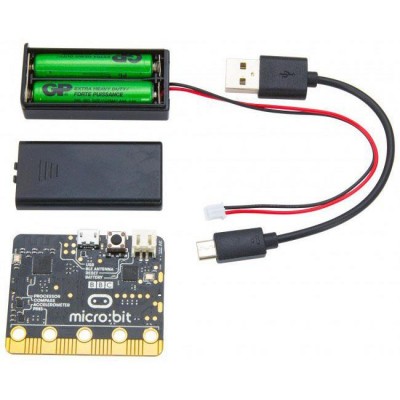 Micro:Bit valdiklis su baterijų laikikliu Micro:Bit valdiklis su baterijų laikikliu