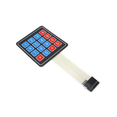 Sealed Membrane 4X4 Button Pad with Sticker